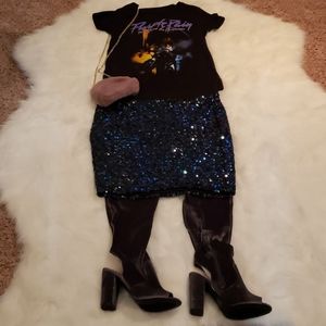 Black purple rain shirt 💜